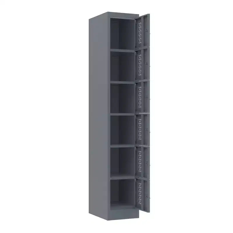 Metal Garage Storage Cabinet with 2 Doors and 5 Adjustable Shelves - 71 Steel Lockable File Cabinet,Locking Tool Cabinets for Office,Home
